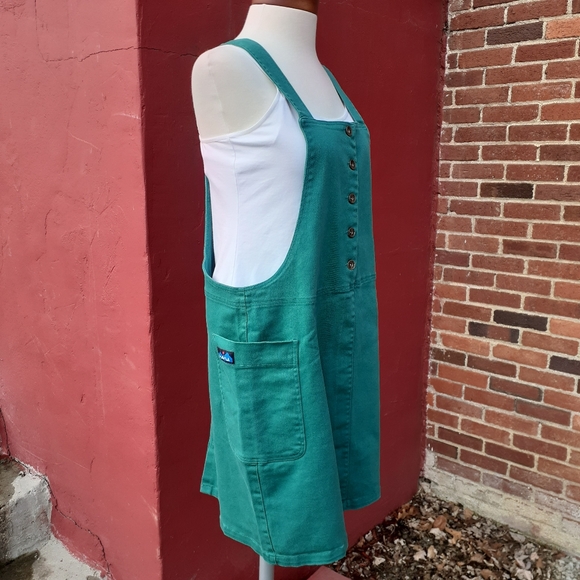 Kavu Denim Jumper Overalls Dress VSCO - Picture 5 of 12